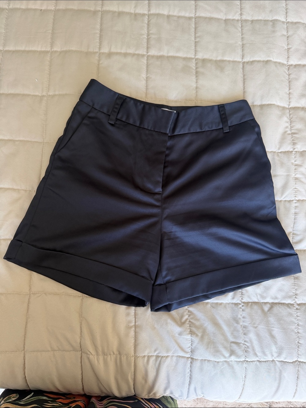 Classic Black Women's Tailored Shorts
